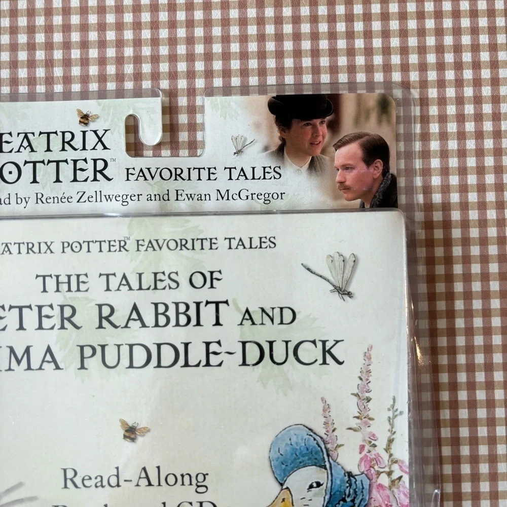 THE TALES OF PETER RABBIT AND JEMIMA‎ PUDDLE-DUCK BOOK. Read along. NEW